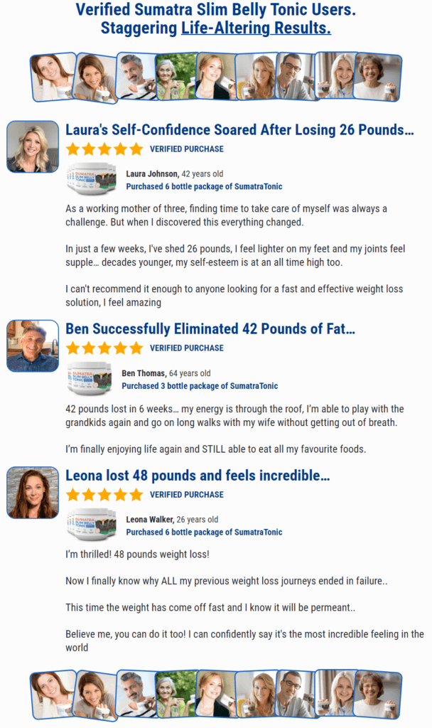 Sumatra Slim Belly Tonic customer reviews